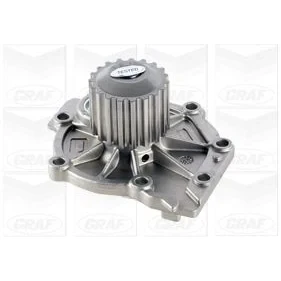 Image de GRAF PA1281 Pompe à eau 19 avec joint d&#039;étanchéite mécanique Tôle d&#039;acier 56,24 pour transmission par courroie de distribution VOLVO: XC60 I, V70 3