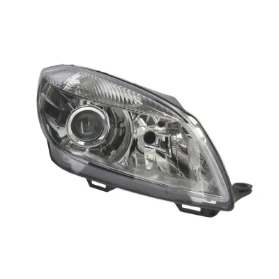 Image de ABAKUS 665 1121RMLD EM Phares droit H7/H7 chrome limpide avec commande pour correcteur de site projecteur PX26d SKODA: Fabia 2, Roomster