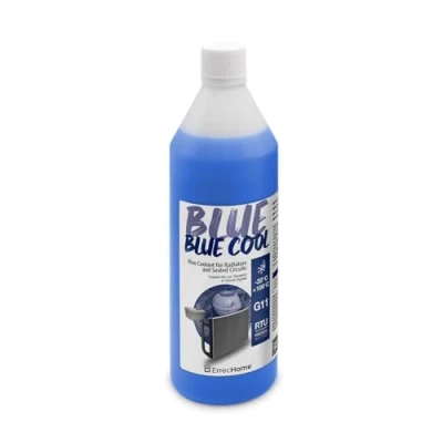 Image de Errecom Blue Cool, Liquide de Radiateur Bleu 20C/+106C, antigel G11 avec paquet d&#039;inhibiteurs NAP FREE, Prêt à l&#039;emploi, 1 Litre