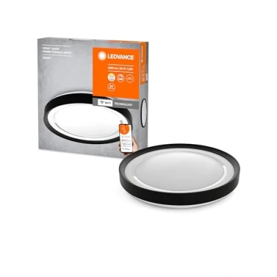Image de Ledvance 4058075573550 Decorative Ceiling with Technology, Steel, 30 W, Version WiFi, 500mm
