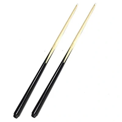 Image de YRU 2 Pièces Queue De Billard, Billard Courte à La Main 50 122cm Bois Frêne Queues Billard(Color:90cm)