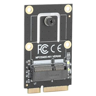 Image de Cuifati Mini Adaptateur PCI E M.2 NGFF vers Carte WLAN sans Fil pour WiFi Bluetooth AX200 9260 8265 8260