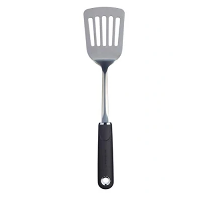 Image de MasterClass Spatule à Fentes en Acier Inoxydable, Pelle Poisson, Écumoire, 35,5 cm