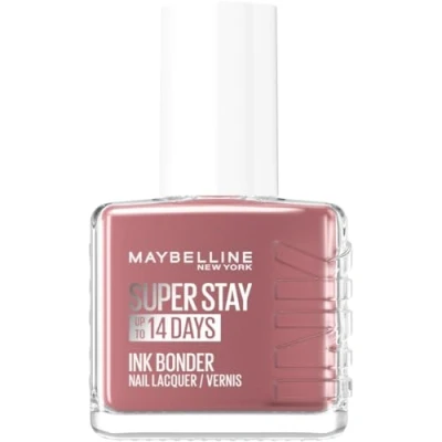 Image de Maybelline New York Vernis à Ongles Coloré Longue Tenue Couleurs Intenses et Pigmentées Renforce les Abîmés Superstay Ink Bonder Teinte : Muted Mocha 932 12 ml
