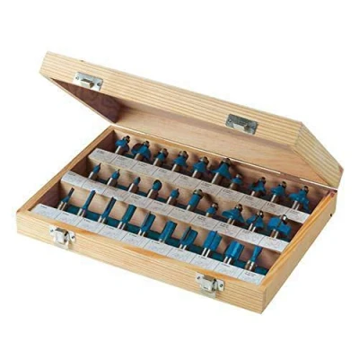 Image de Silverline 580422 Coffret de 30 fraises à défoncer 1/2&quot; Coloris aléatoire