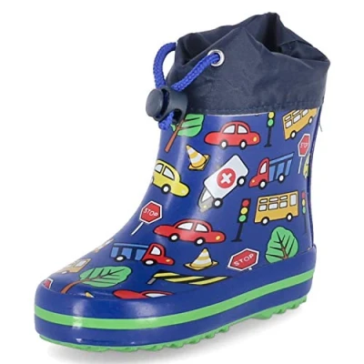 Image de Beck Garçon Traffic Bottes bottines de pluie, Bleu, 20 EU