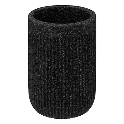 Image de Gobelet Brosse à Dents FIVE Onyx Gris D. 7 cm H. 10,7 Design moderne