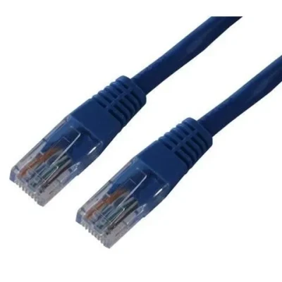 Image de Cordon de brassage MCL RJ45 CAT 5e U/UTP 10 m Bleu
