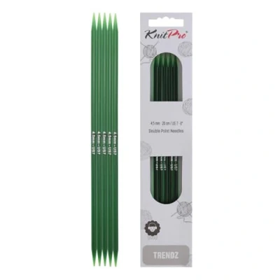 Image de KnitPro KP51022 Aiguilles Double Pointes Bois Multicolore 20 cm x 4,50 mm