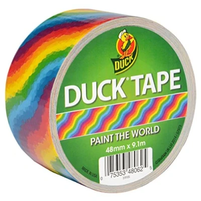 Image de Duck Tape Ruban Adhésif de Masquage Peignez Le Monde 48 mm x 9,1 m