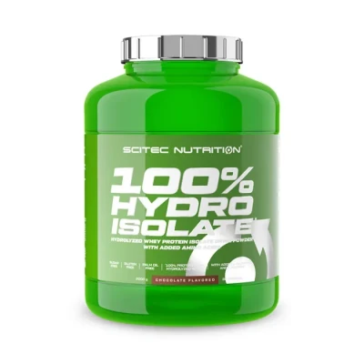 Image de Scitec Nutrition 100% Hydro Isolate Isolat hydrolysé avec Glutamine &amp; Arginine sans sucre, gluten Récupération post entraînement, 2000 g, Chocolat