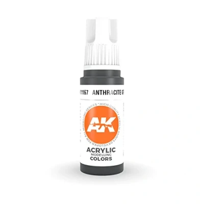 Image de AK Interactive 3rd Gen Acrylic Anthracite Grey 17ml