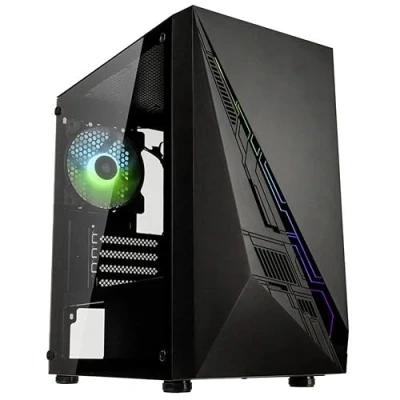 Image de Kolink Inspire K2 Plus ARGB Micro ATX Gehäuse, Tempered Glass Schwarz