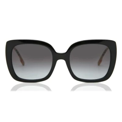 Image de Lunettes de soleil Burberry BE 4323 Noir/Grey Shaded Acétate Protection Catégorie 2