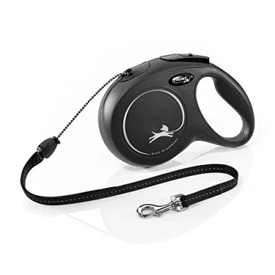 Image de Flexi Laisse pour Chien New Classic Corde M Noir