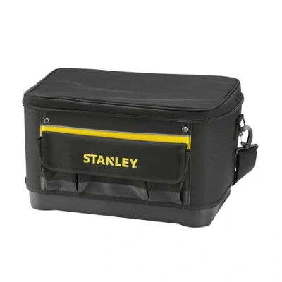 Image de Stanley 1 96 193 Rangement d&#039;Outils Sac À Outils Rigide pour Un maintien du Volume 44.7 x 26.2 25.1 cm Base Résistante l&#039;Eau multi Compartiments Sangle Bandoulière