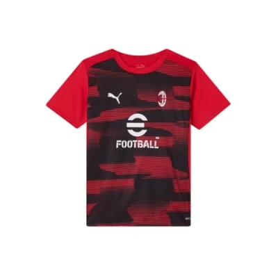 Image de Puma AC Mailand KURZÄRMLIGES Maillot de foot pour enfants, Taille: 11 12a, For all time red black
