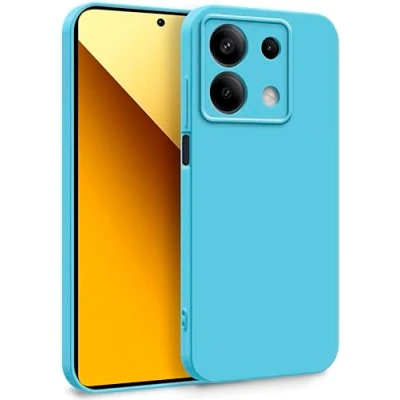 Image de MyGadget Coque pour Xiaomi Redmi Note 13 5G Case Protection Rigide Anti Choc avec Doublure Microfibre Turquoise