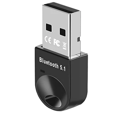 Image de zoerbufan Adaptateur USB Bluetooth 5.1, Clé Dongle pour Windows 11/10/8.1/7, Supporte Casque, Souris, Manette, Clavier, Imprimantes, Pc, Smartphone, Tablette (Noir)
