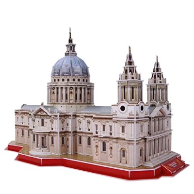 Image de CubicFun National Geographic St Pauls Cathedral, Cubic Fun, Maquettes, Puzzle 3D, Kit de Construction, DS0991H, Multicolore