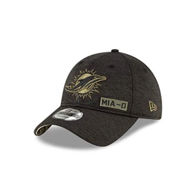 Image de New Era Miami Dolphins NFL ON Field 2020 Salute TO Service 9TWENTY Casquette, Taille: One Size, Schwarz