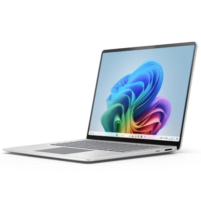 Image de Microsoft Surface Laptop Copilot+ PC Ecran tactile 15 Snapdragon® X Elite 16Go RAM SSD 512Go Dernier Modèle, 7ème Edition Platine