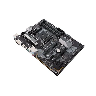 Image de ASUS PRIME B450 Plus Carte mère AMD AM4 au format ATX avec connecteur RGB Aura Sync, DDR4 3 200 MHz, M.2, HDMI 2.0b, SATA 6 Gb/s et USB 3.1 Gen 2