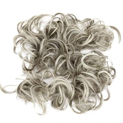 Image de CAISHA XXL Postiche Choucho Avoir Les Cheveux Relevés Volumineux Bouclé Chignon Mélange De Blond Foncé HW38