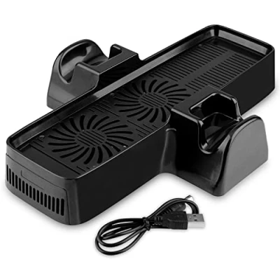 Image de OSTENT 3 en 1 Ventilateur de Refroidissement USB + Console Compatible avec Microsoft Xbox 360 Slim
