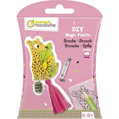 Image de Avenue Mandarine KC076C Un mini kit COLORIAGE 1 broche en plastique à monter À partir de 6 ans