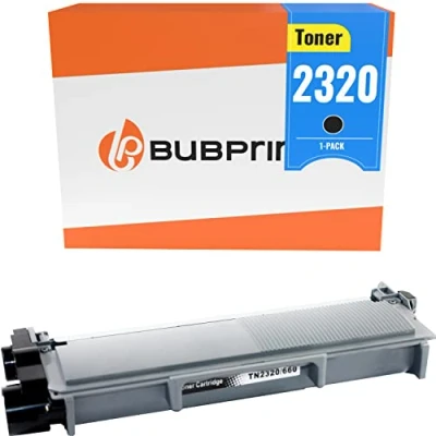 Image de Bubprint Cartouche de Toner Compatible pour Brother TN 2320 2310 DCP L2500D L2520DW L2540DN L2560DW HL L2300D L2340DW L2360DN L2365DW MFC L2700DN L2700DW Noir