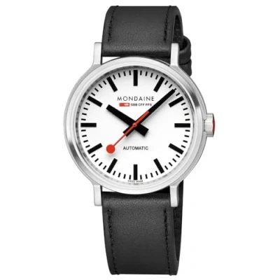 Image de Mondaine Hommes Analogique Automatique Montre avec Bracelet en Cuir MST.4161B.LBV