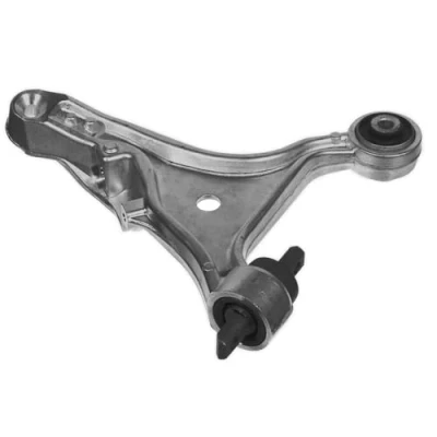 Image de MEYLE 516 050 0017/HD Bras de suspension Quality avec support en caoutchouc inférieur, Essieu avant gauche barre oscillant transversal Aluminium