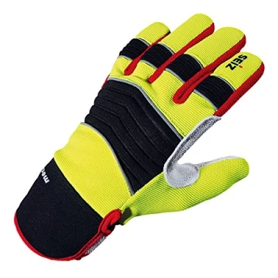 Image de Seiz Mechanic Gants universels pour intervenants d&#039;urgence Jaune/Noir/Rouge/gris 800185, 13, Gelb/Schwarz/Rot/Grau, 1