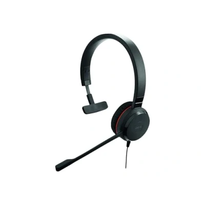 Image de Jabra Evolve 30 II Casque Mono Filaire certifié Microsoft Teams avec unité de contrôle d&#039;appel, Microphone antibruit, indicateurs LED, Excellente qualité sonore USB C/A Noir