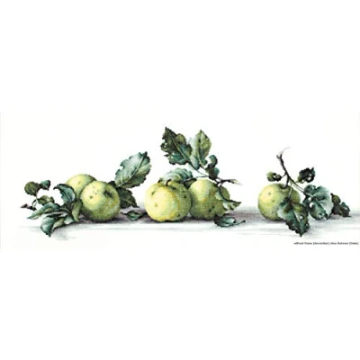 Image de Lucas S Pommes Still Life Kit de Broderie au Point Croix Lot 1