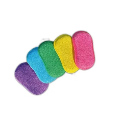 Image de EPONGENIO MYBO TV Lot de 5 Éponges Double Faces Réutilisables Lavables en Machine Anti Rayure et Multi Surfaces Multicolores 11 cm x 17 Vu à la Télé