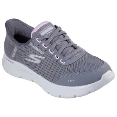 Image de Skechers Femme Go Walk Flex Basket, Charbon, 38 EU
