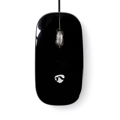 Image de Nedis Wired Mouse MSWD200BK Souris Pour PC