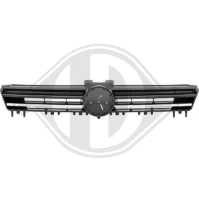 Image de DIEDERICHS 2216042 Calandre noir, chrome VOLKSWAGEN: Golf 7, 7 Variant
