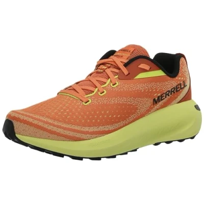 Image de Merrell Morphlite Chaussures de running neutres, Homme, Taille: 48, Melon/hiviz Textile