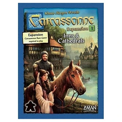 Image de Z Man Games Carcassonne Inns &amp; Cathedrals Extension de Jeu société 1 À partir 7 Ans 2 à 6 Joueurs Temps 45 Minutes