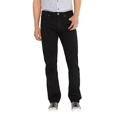 Image de Levi&#039;s 501 Original Jeans, Stonewash Noir, 31W / 32L Homme