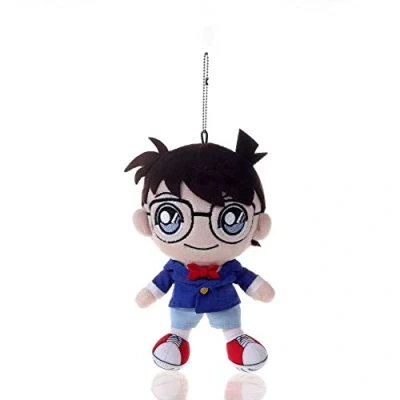 Image de SAKAMI Détective Conan Case Closed Peluche/Pendentif en peluche/Figurine/Jouet/Porte clés 15 cm Original et sous licence, multicolore, 1, Moderne