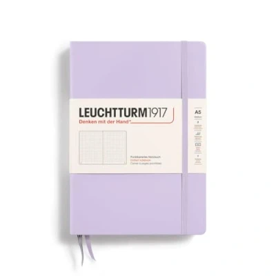 Image de LEUCHTTURM1917 365481 Carnet de notes Medium (A5), Couverture rigide, 251 pages numérotées, Lilac, pointillé