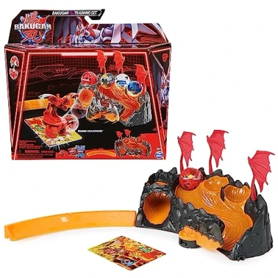 Image de Bakugan 3.0 COFFRET ENTRAINEMENT 1 Zone D’Entraînement Avec Obstacles, bille Bakugan, Connecteur Et 2 Cartes Collection Jouet Enfant 6 Ans + Modèle Aléatoire
