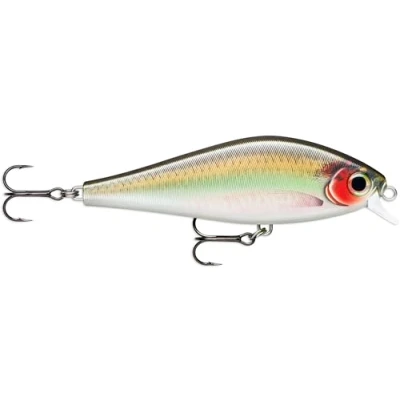 Image de Rapala Leurre de Pêche Super Shadow Rap Construction Plastique d&#039;eau Douce Coulant Lentement Profondeur Nage 0,9 1,2m Taille 11cm / 38g Fabriqué en Estonie Yellow Shiner