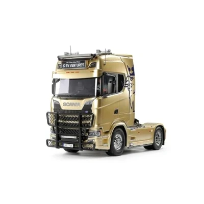 Image de Tamiya 56379 1:14 RC Scania 770 S 4x2 Kit de Montage, RC, Camion télécommandé, Jouet Construction, modélisme, travaux manuels, sans Peinture