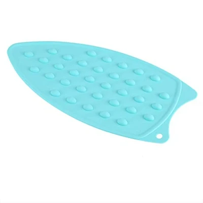 Image de Repose Fer Mini en Silicone,Repose a Repasser Silicone,Silicone Fer,Tapis à Support pour Silicone Tapis De Repos Repassage Antidérapant,Filet