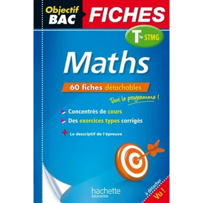 Image de Objectif Bac Fiches détachables Maths Terminale STMG Livre d’occasion Correct